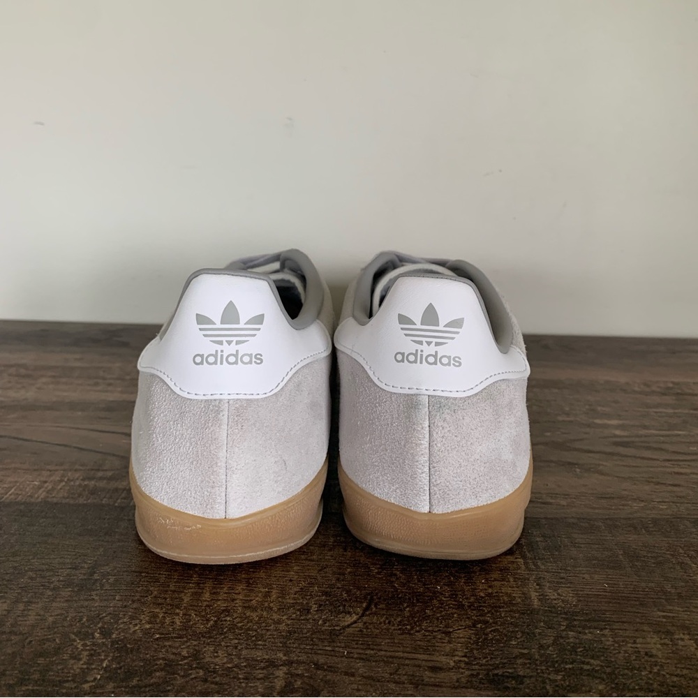 Adidas Gazelle Indoor Grey White Gum Suede Sneakers Mens 11 - Picture 7 of 9
